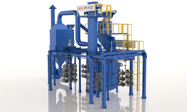 Pitless Shot blasting machine